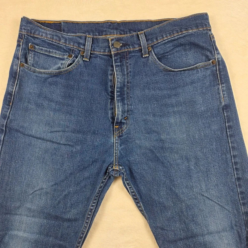 Levi's 505 Regular Fit Mens 36x30 Blue‎ Excellent Straight Leg Jeans